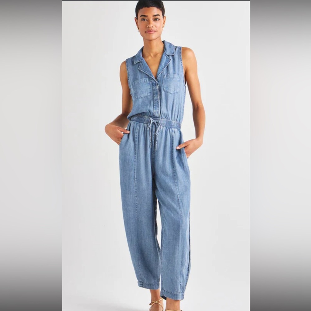 Stylish Blue Denim Jumpsuit